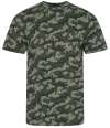 JT034 AWDis Camo T-Shirt Green Camo colour image